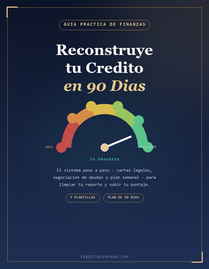 Portada del ebook Reconstruye tu Crédito en 90 Días